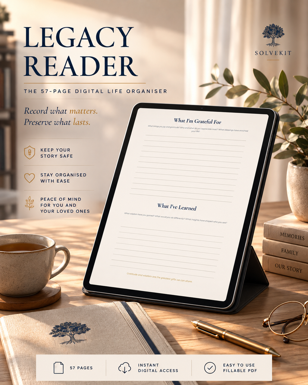 Legacy Reader - The Complete Life Organiser