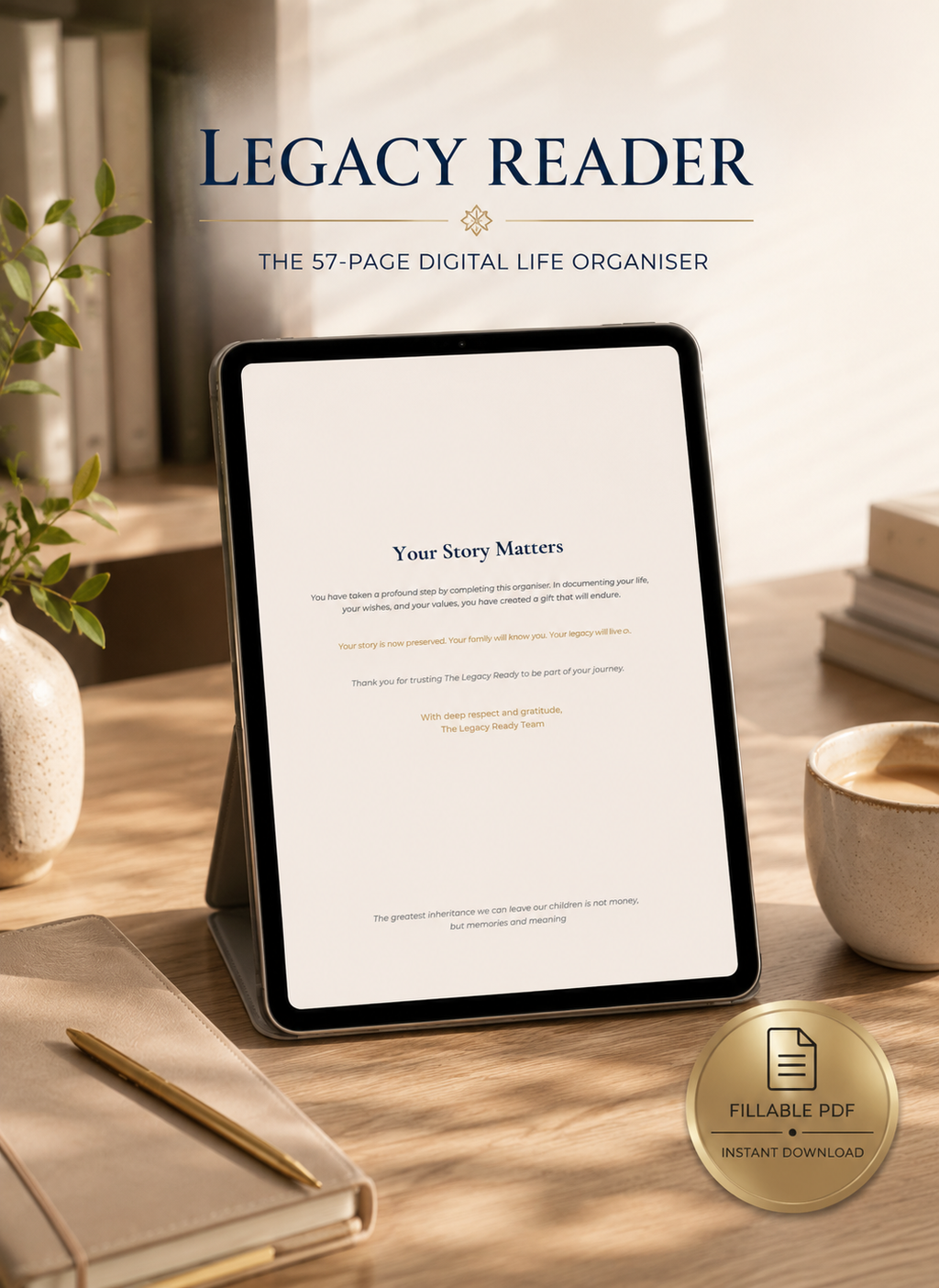 Legacy Reader - The Complete Life Organiser